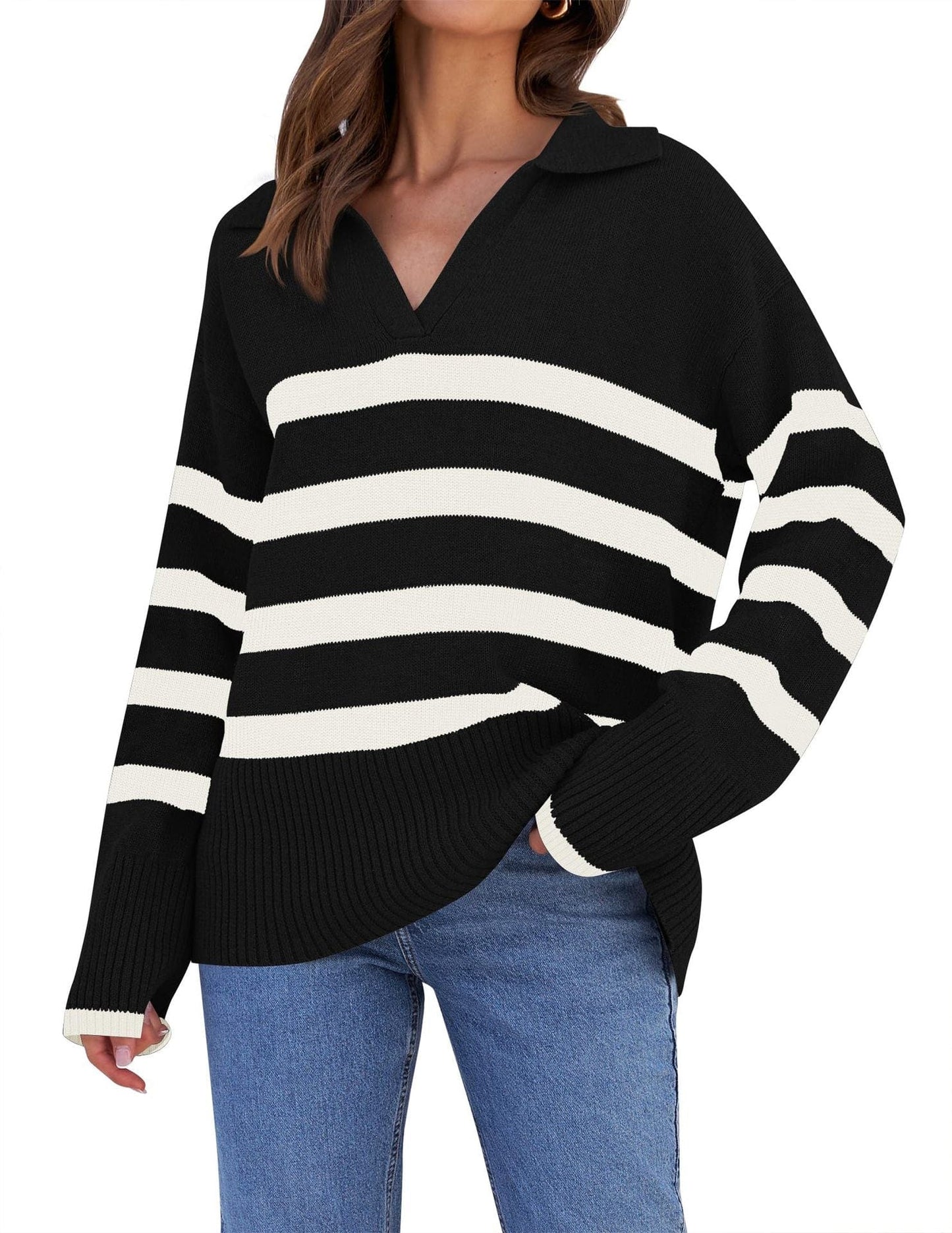 Große Oversized Pullover Warm & Bequem Wintermodell