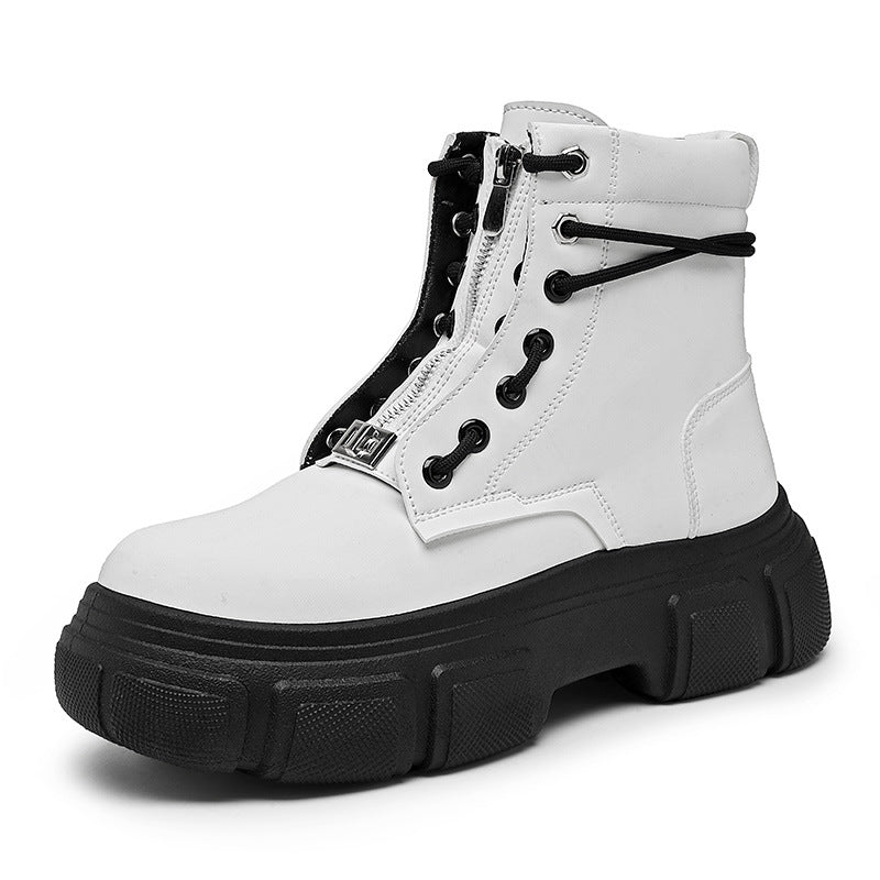 Damen Stiefel Robust Rutschfest Schnüren