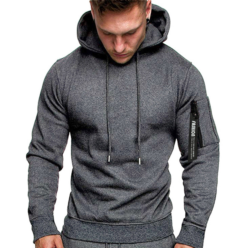 Herren Sport Hoodie Reißverschluss Praktisch