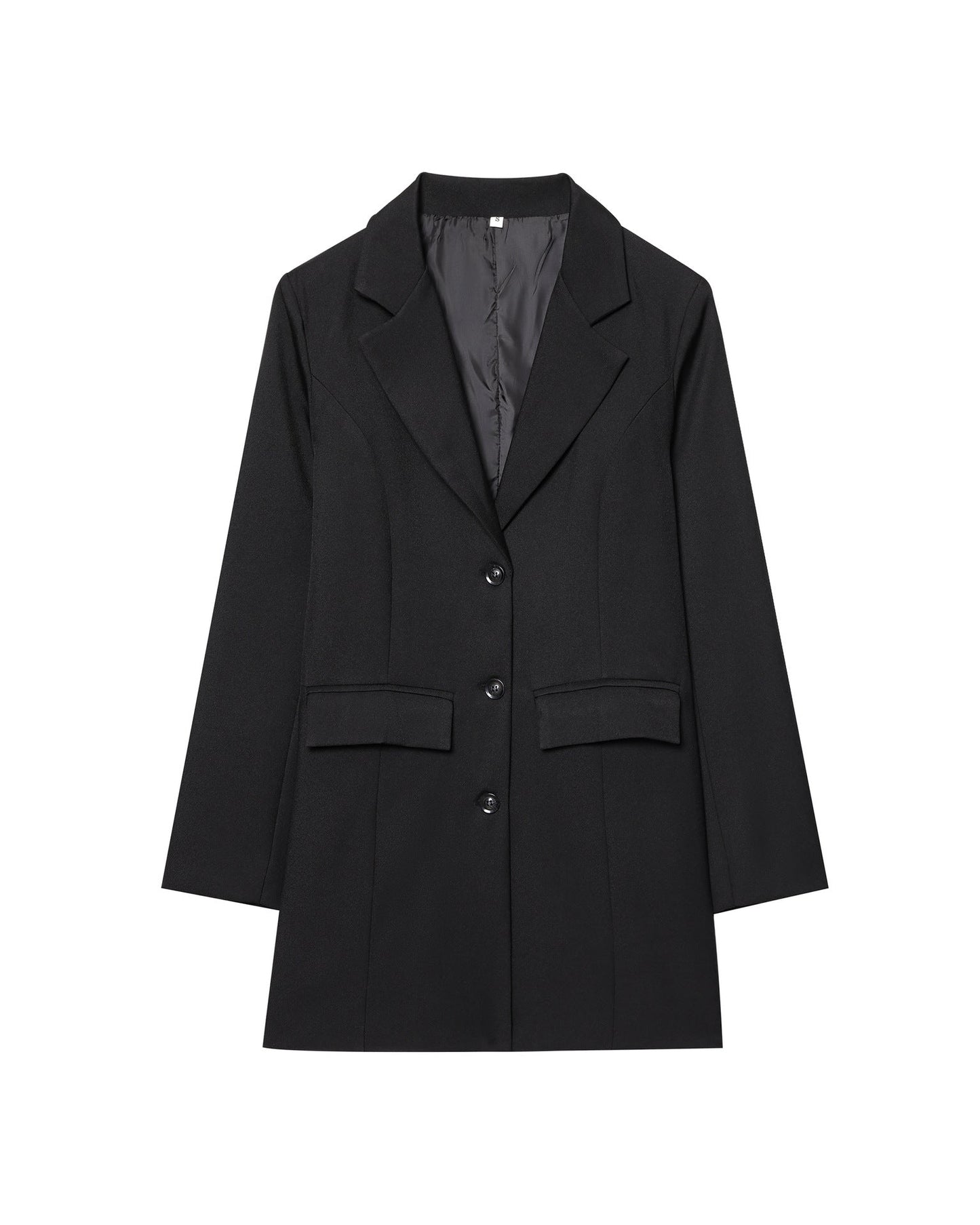 Damen Blazer Elegant Tailliert Slim Fit