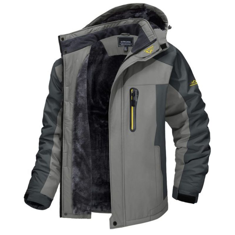 Herren Winterjacke Warm Isoliert Wasserdicht