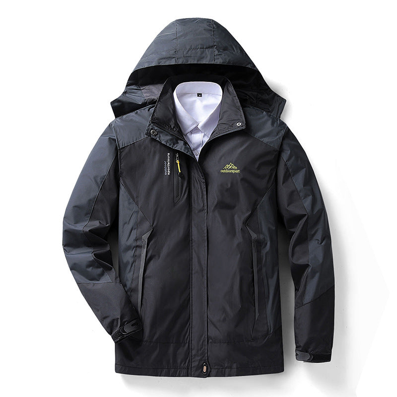 Wasserdichte Frauenjacke mit Abnehmbarer Kapuze