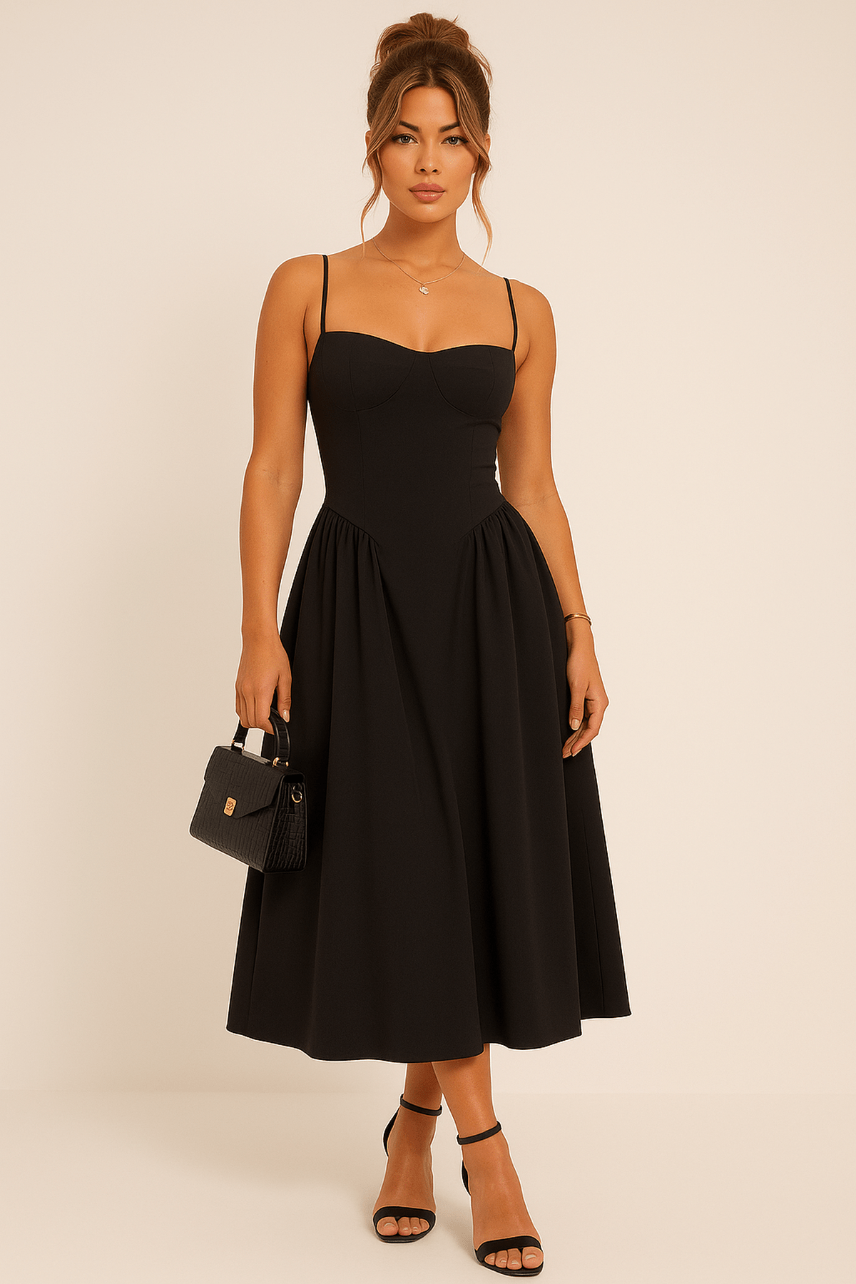 Sommerkleid Damen Ärmellos Elegant Minikleid - IdealeKleiden