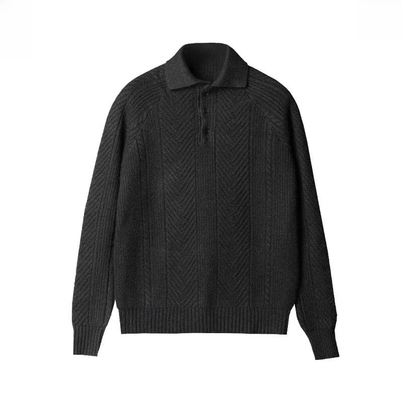 Stylischer Herren Pullover mit Kragen