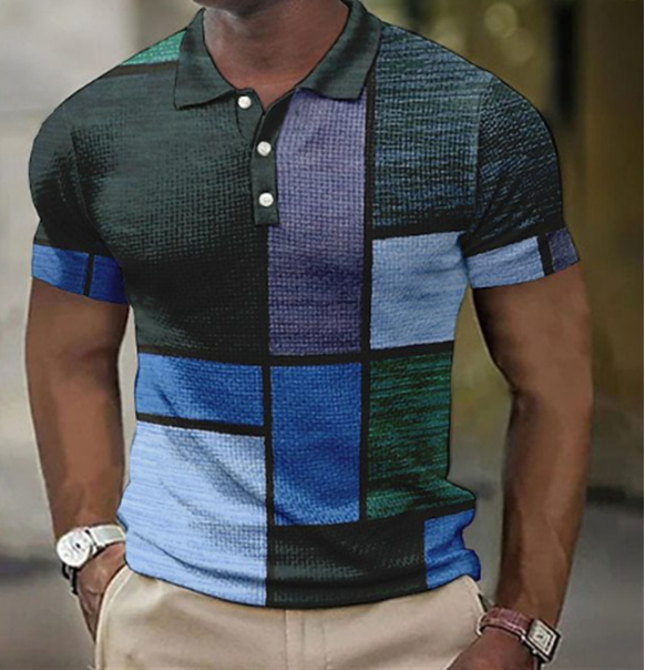 Polohemd Kurzarm Herren Modern Style