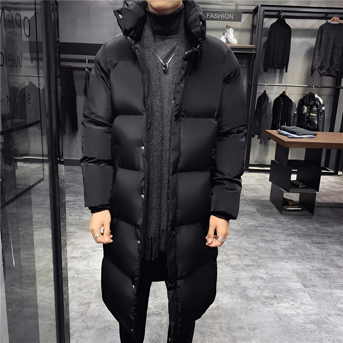 Winterparka Männer Warm Isoliert