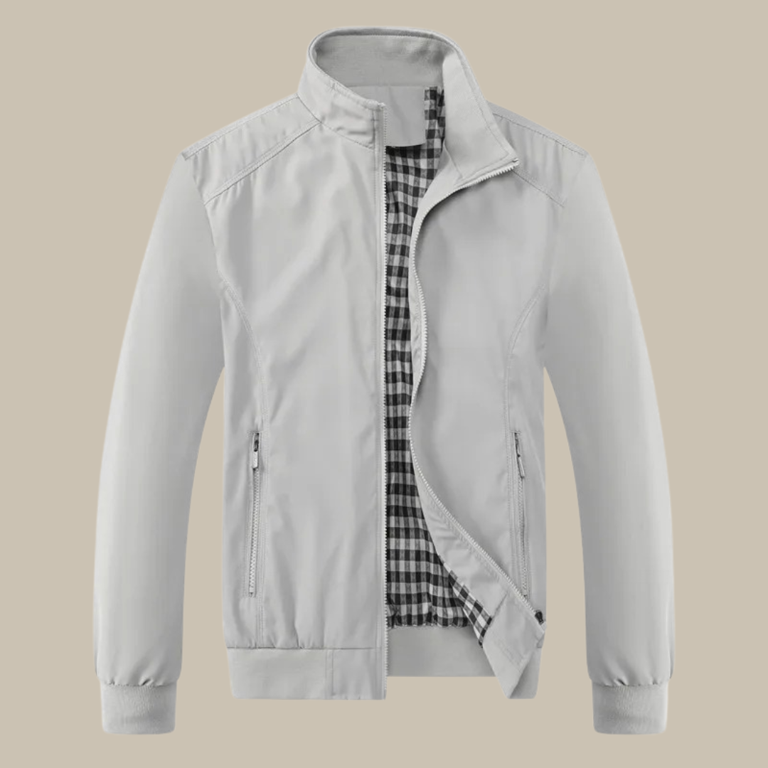 Stilvolle Herrenjacke Sommer Leicht Winddicht