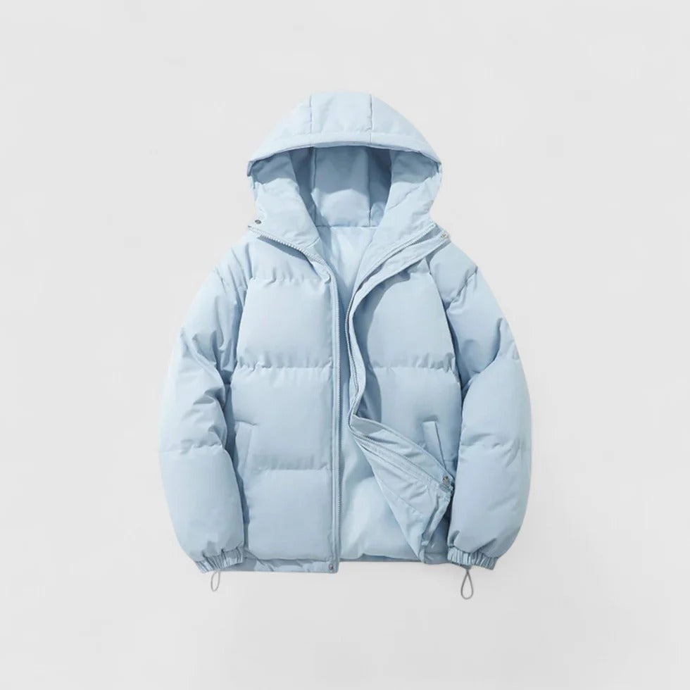Herren Daunenparka Warm Winterjacke Kapuze