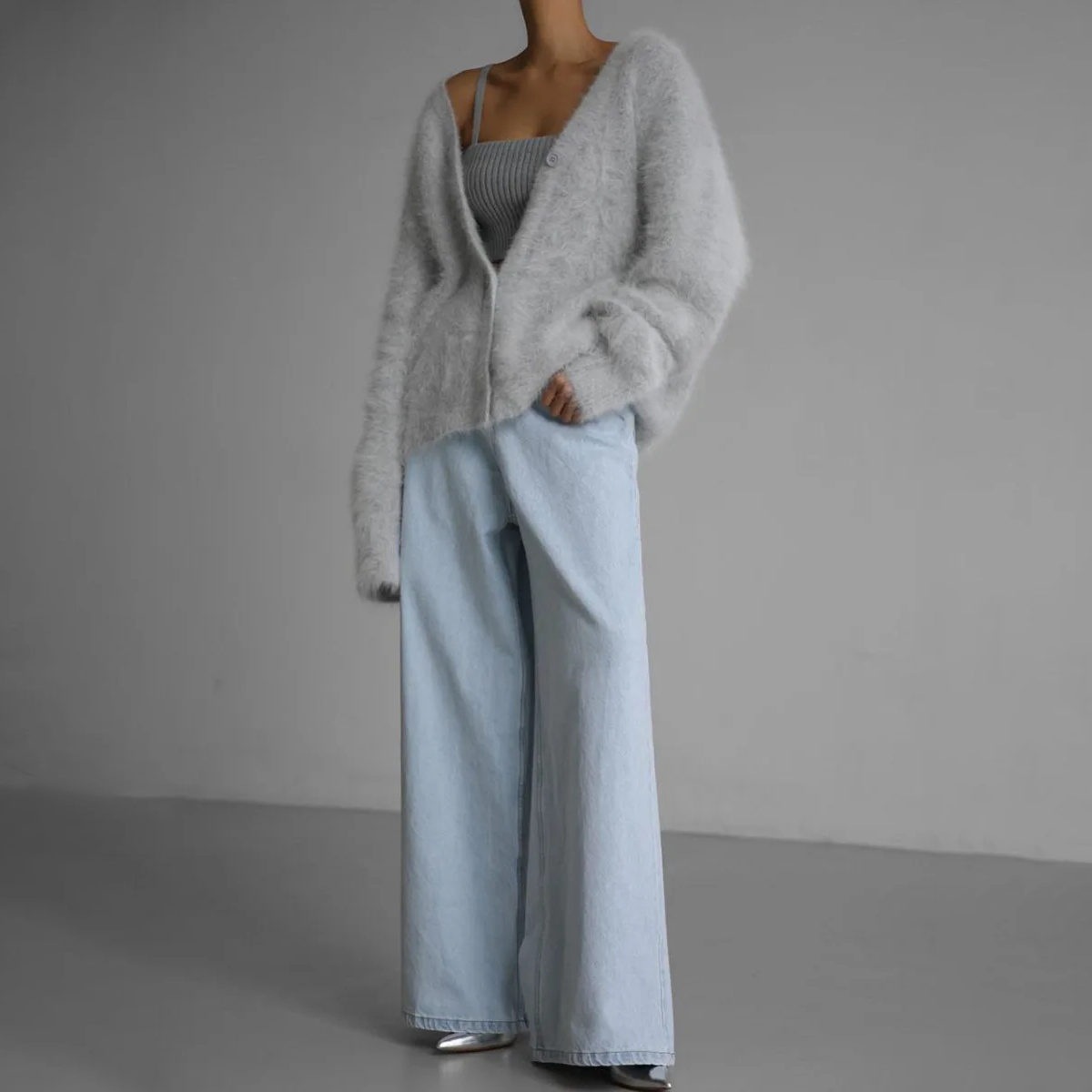 Weiche Strickjacke Damen Bequem
