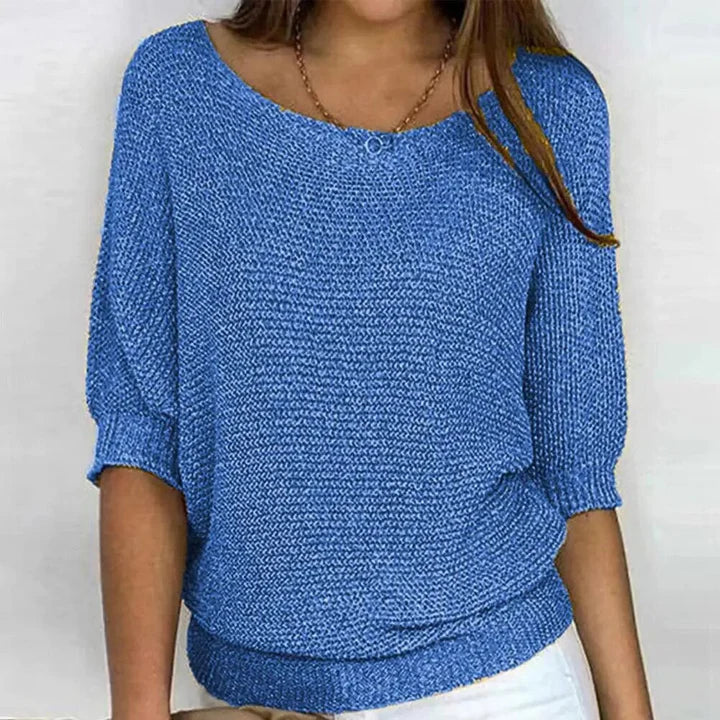 Sommerpullover Damen Leicht Obstfarben