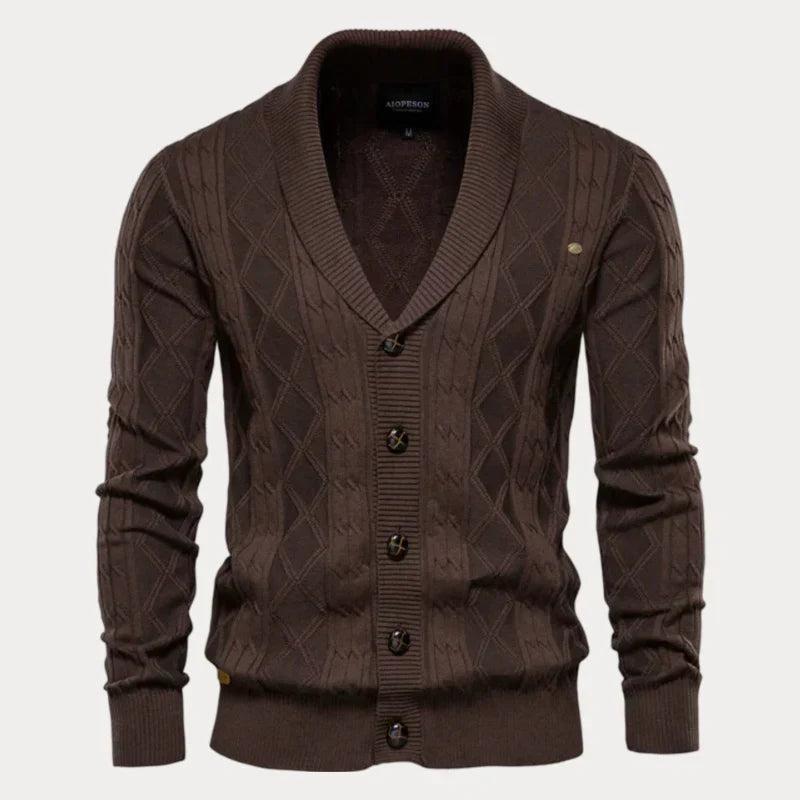 Herren Strickjacke Warm Bequem Knöpfe