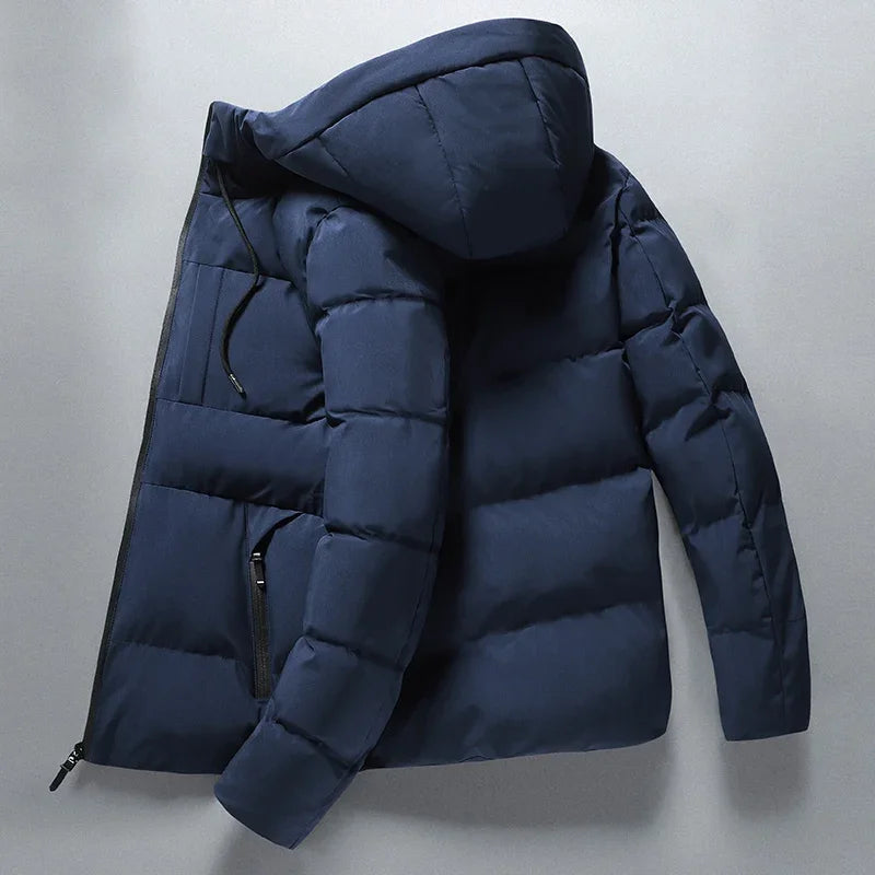 Warme Winterjacke Damen Gepolstert Kapuze