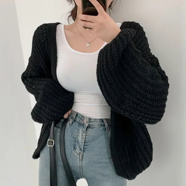 Bequemer Oversize Cardigan Großzügig