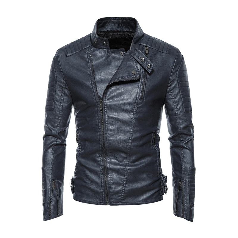 Ryan Storm Lederjacke Biker Stil