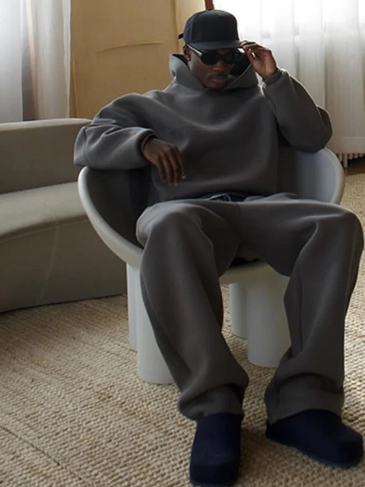 Bequemer Oversized Sportanzug Männer