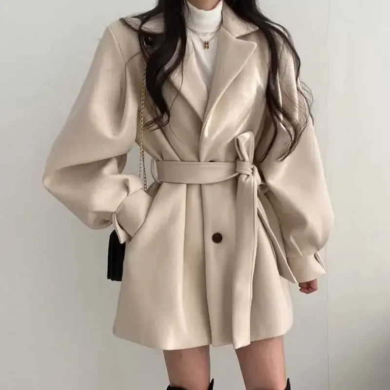 Stylischer Damen Trenchcoat Elegant Schnitt