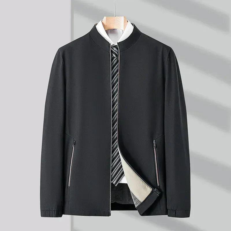 Stylische Herrenjacke Rollkragen Oliver