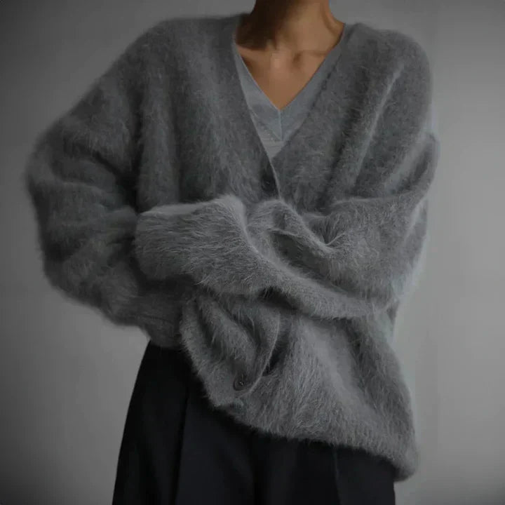 Weicher Eleganter Cardigan Frauen