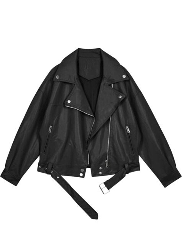 Stylische Lederjacke XXL Größe