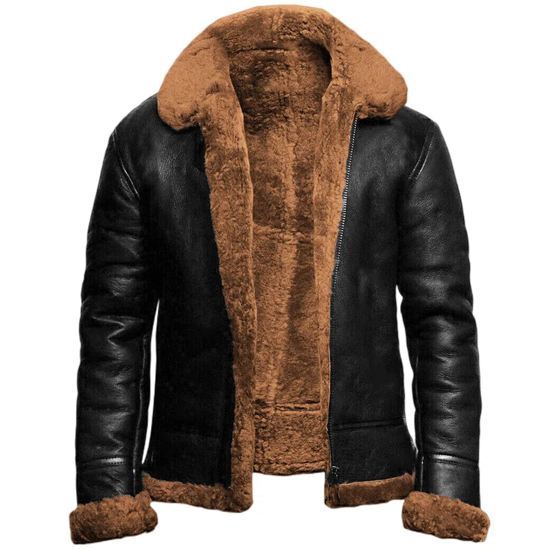 Echtleder Lederjacke Herren Stilvoll Klassisch