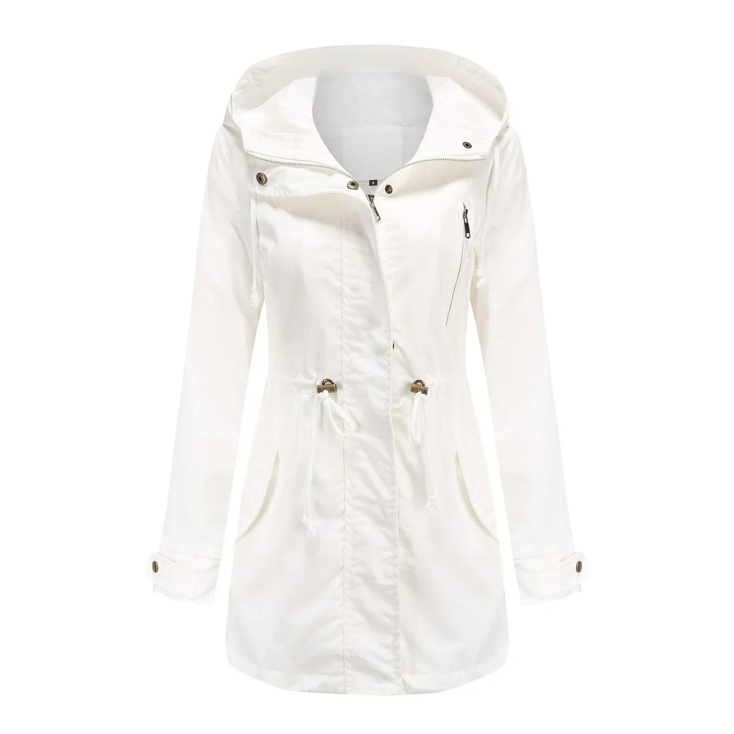 Lange Regenjacke Waterproof Damen