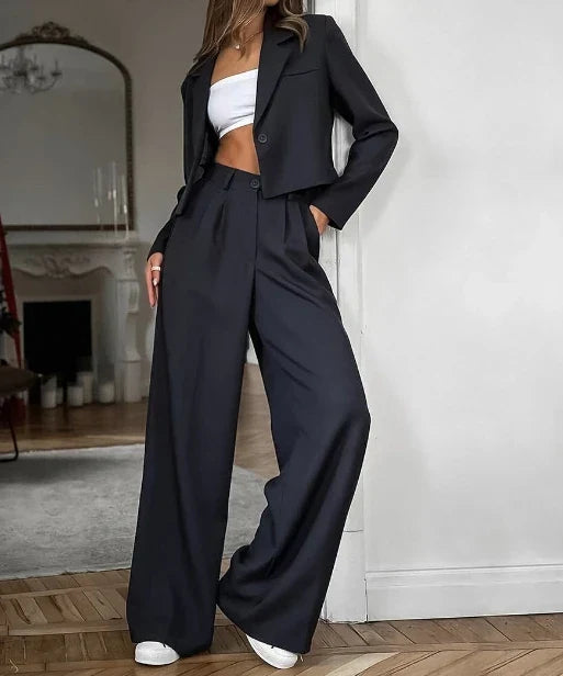 Praktisches Büro-Outfit für Frauen Zweiteiler