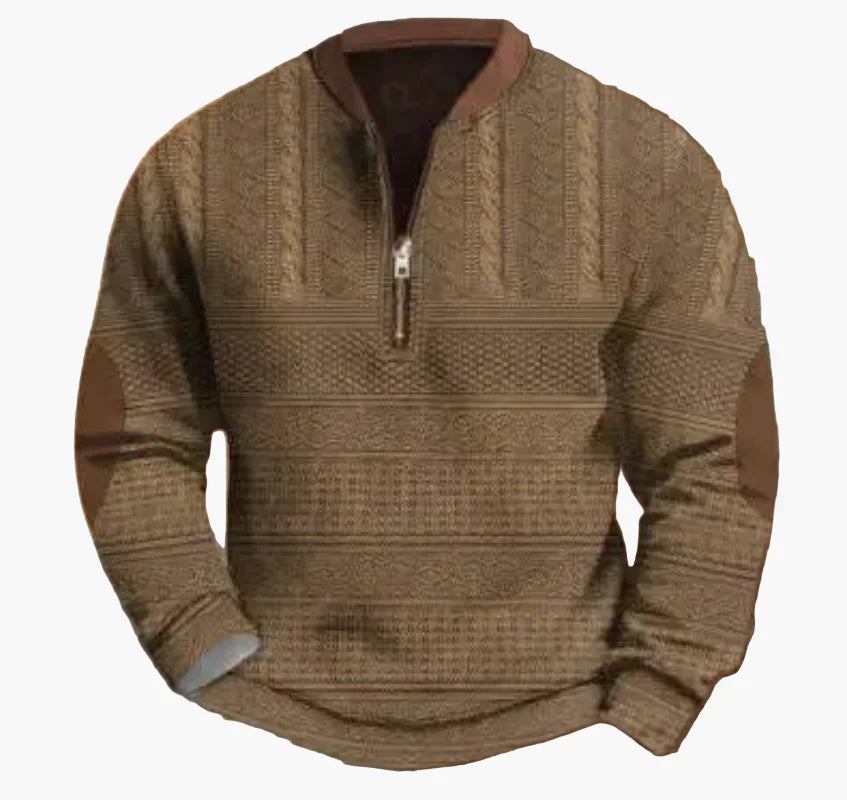 Herren Pullover Warm Modern Stehkragen