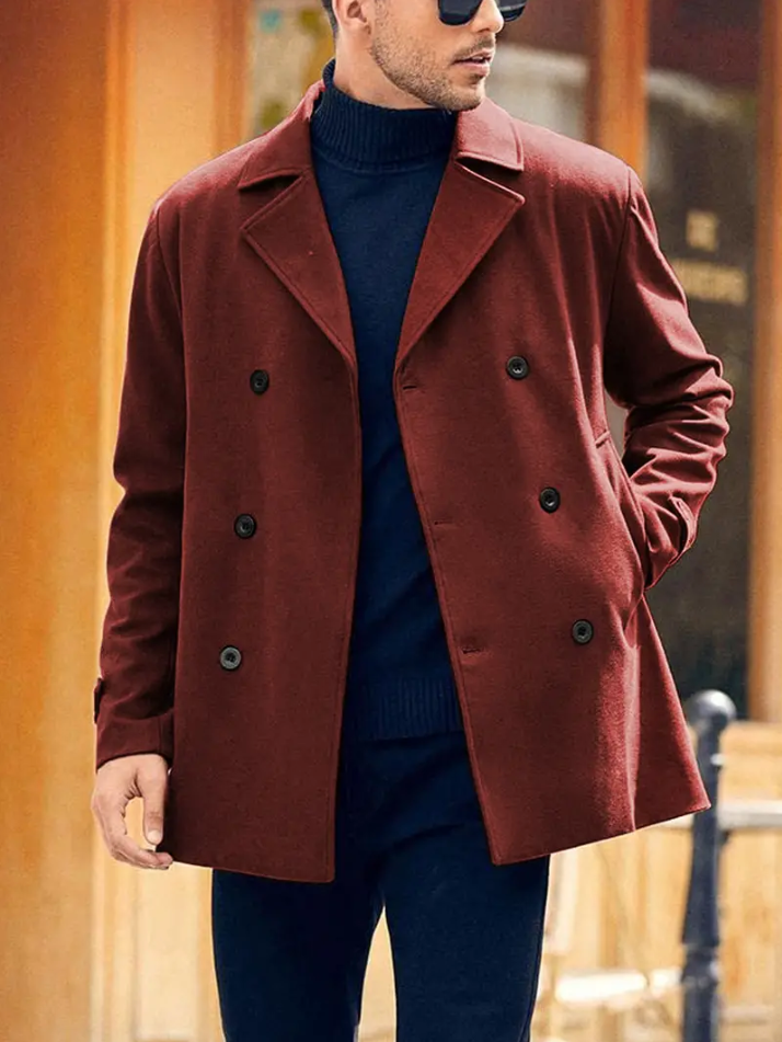 Herren Trenchcoat Elegant Klassik Design