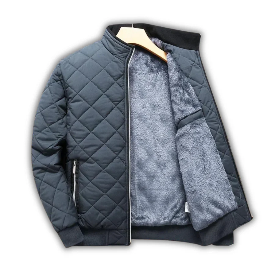 Herren Winterjacke Wattierte Fleece Ausstattung - IdealeKleiden