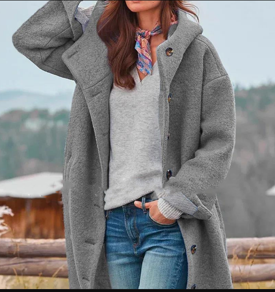 Jella – Stylisher Langer Wintermantel