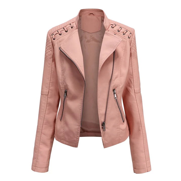 Marie - Elegante Bikerjacke Leder