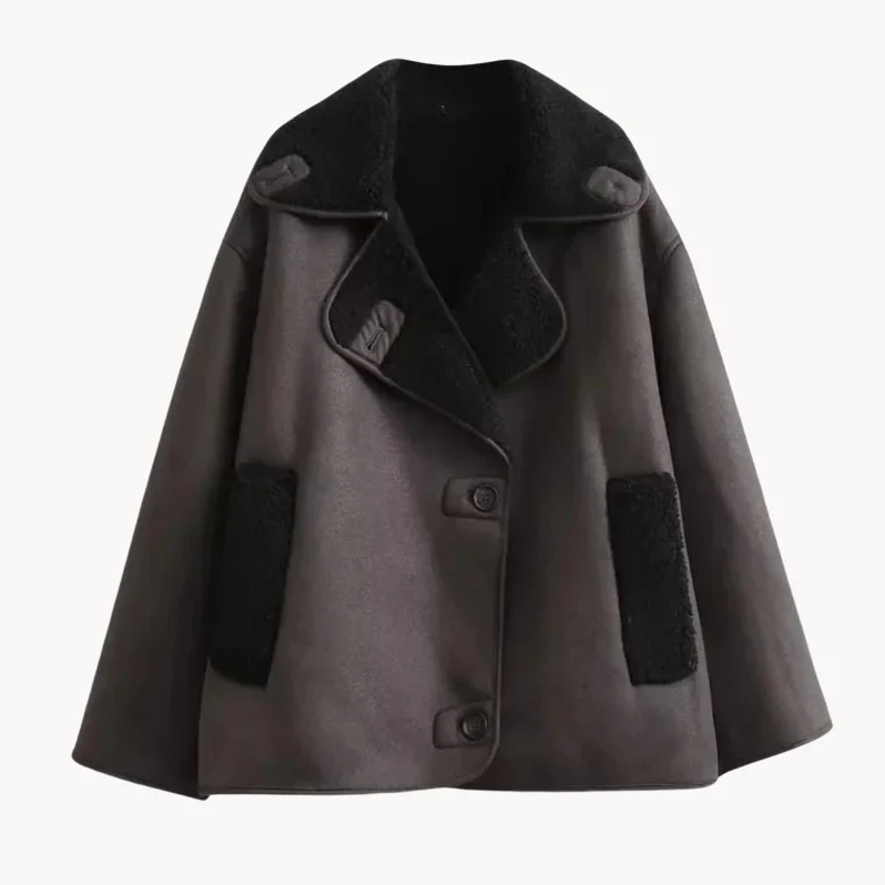 Übergroße Damenjacke Robust und Bequem - IdealeKleiden