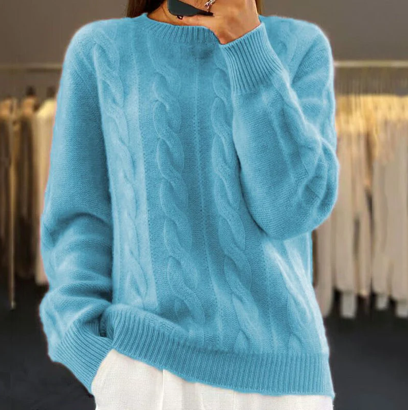 Kuschelpullover Weich Stricken