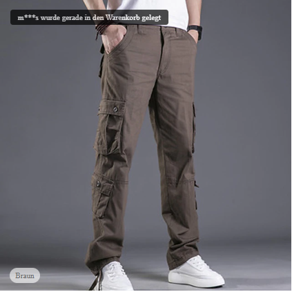 David - Herren Cargohose Modern Slimfit