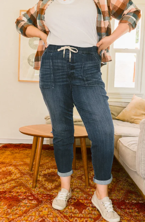 Blaue Damen-Jogginghose Casual Style