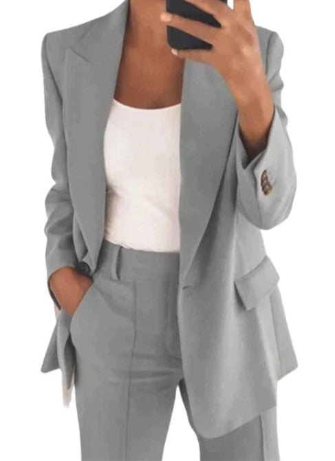 Herren Blazer Set: Anzugjacke und Hose