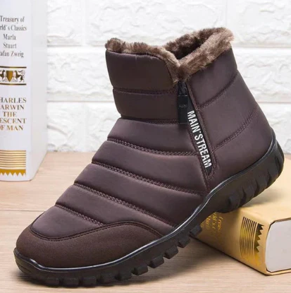 Wasserdichte Herren-Stiefel Warm Baumwolle Kordelzug