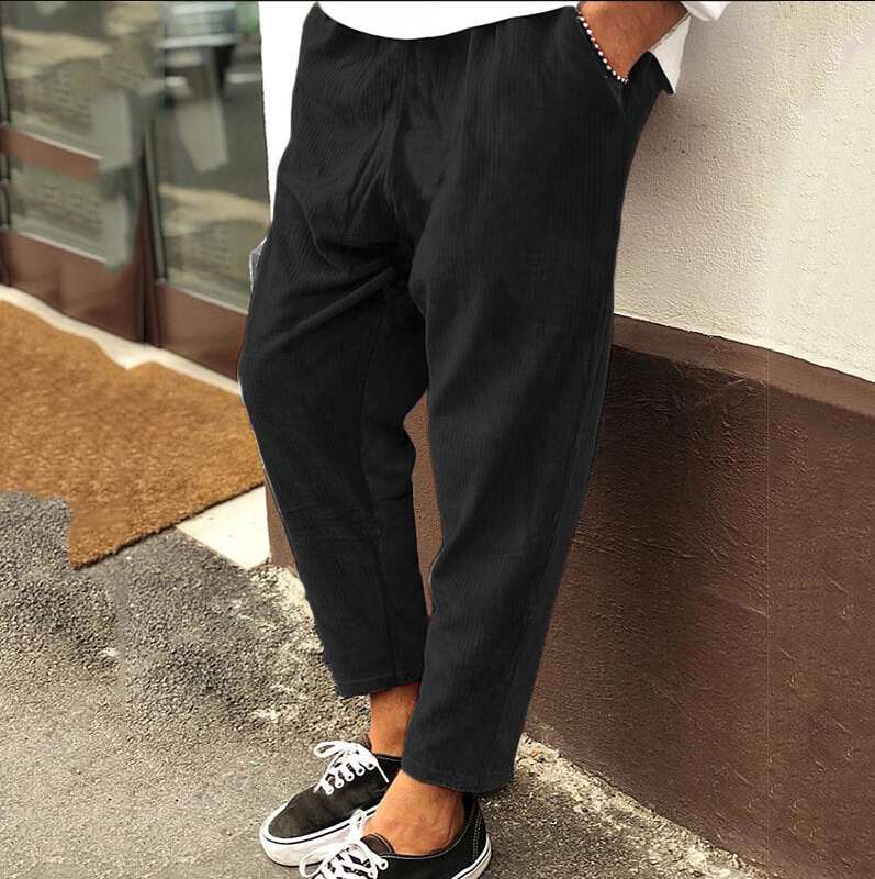 Herren Cordhose Modern Slim Fit