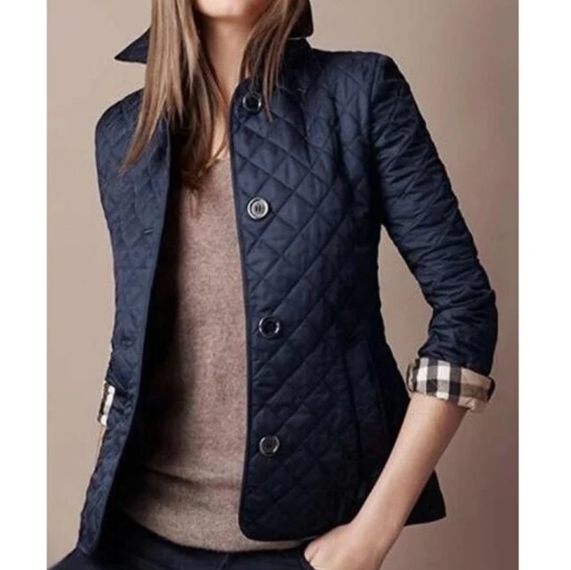 Elegante Damenjacke Seide-Baumwolle Slim Fit