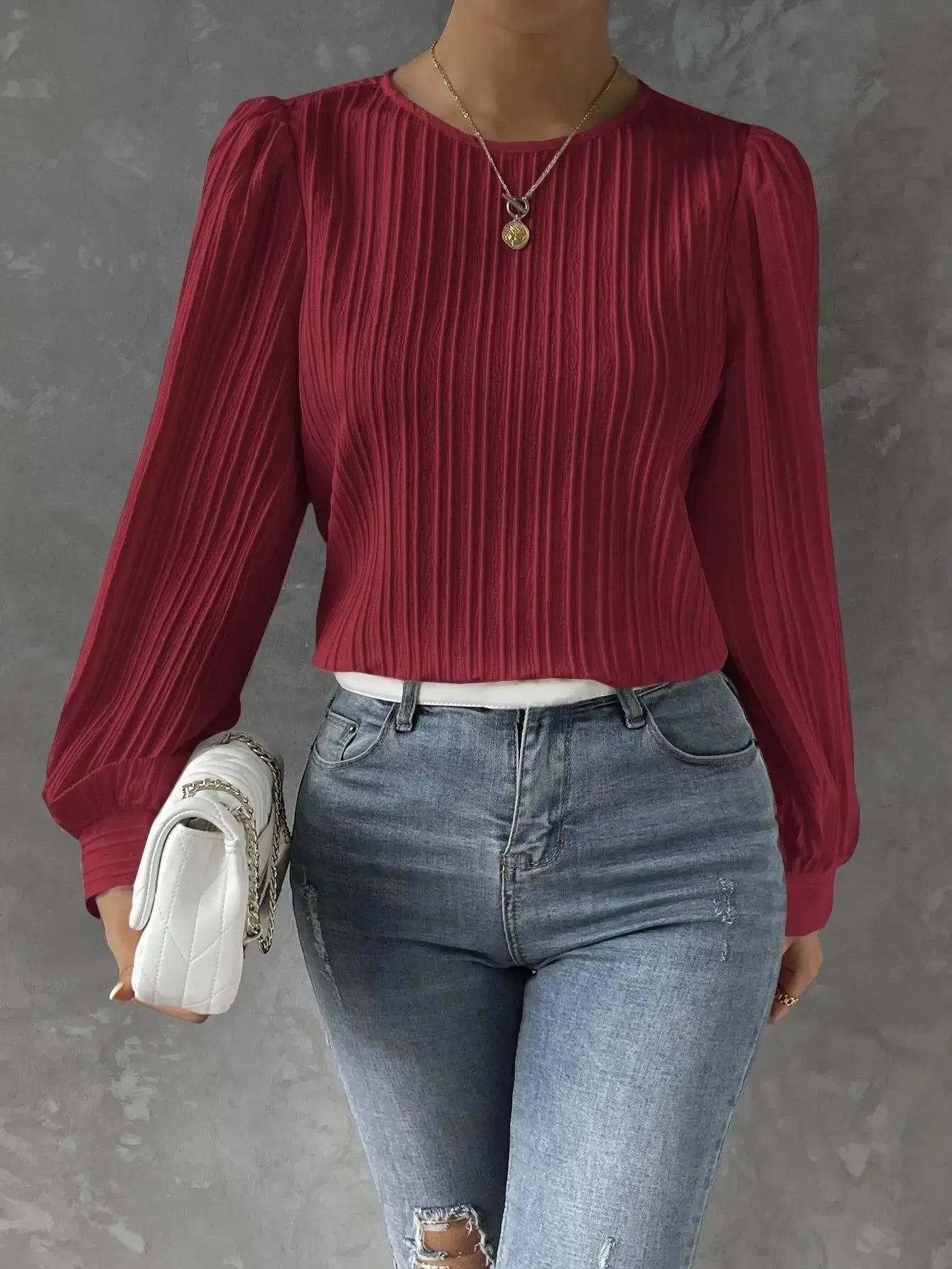 Elegante Damenbluse Zeitloser Stil