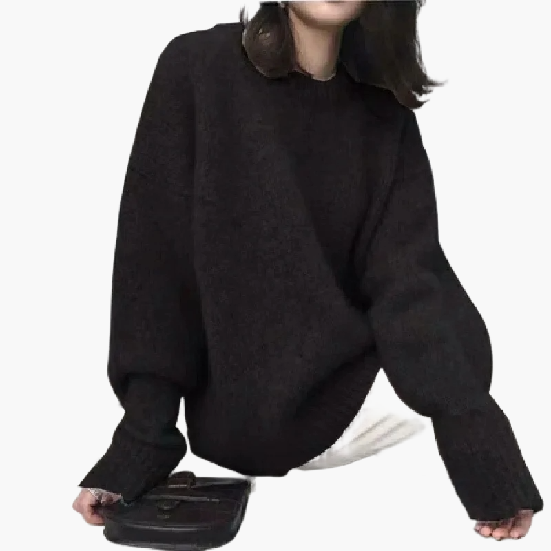 Retro Oversize Pullover Herbst Winter Trend