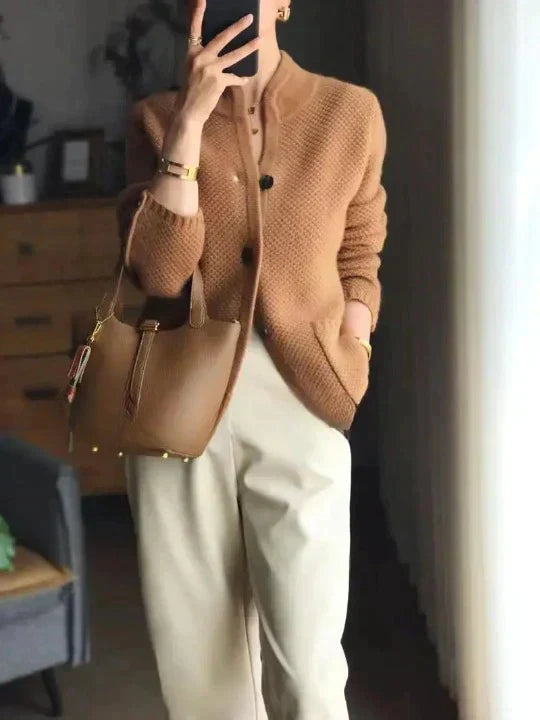 Damen Mantel Reine Kaschmirwolle Luxus Qualität