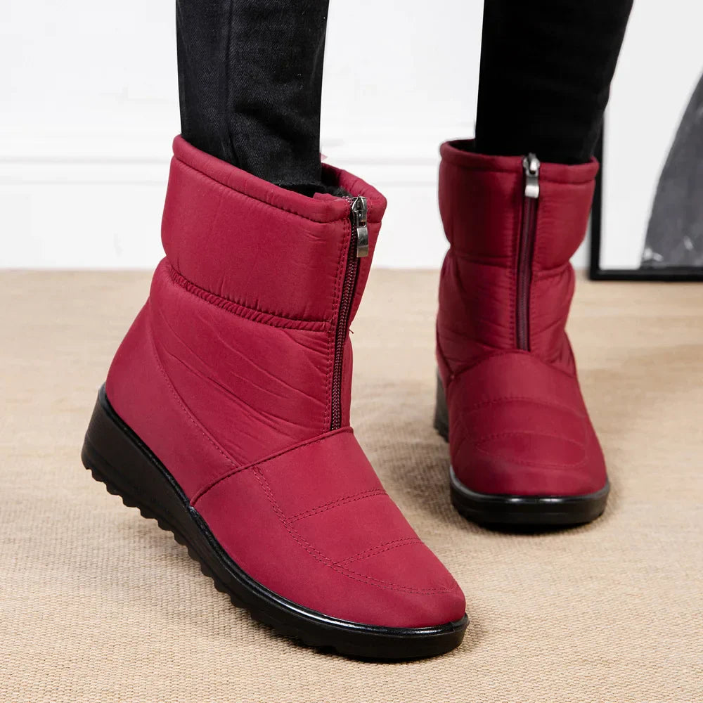 Weiche Stiefeletten Damen | Gepolsterte, Wasserdichte Winterstiefel