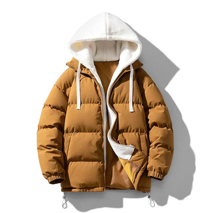 Herren Lederjacke Stehkragen Style