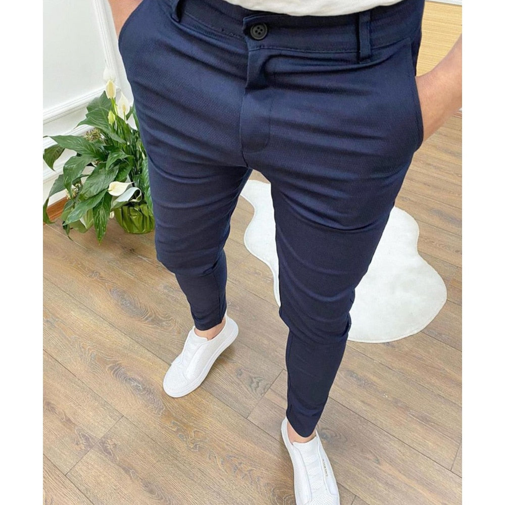 Herren Chinos Schmal Modern Stretch