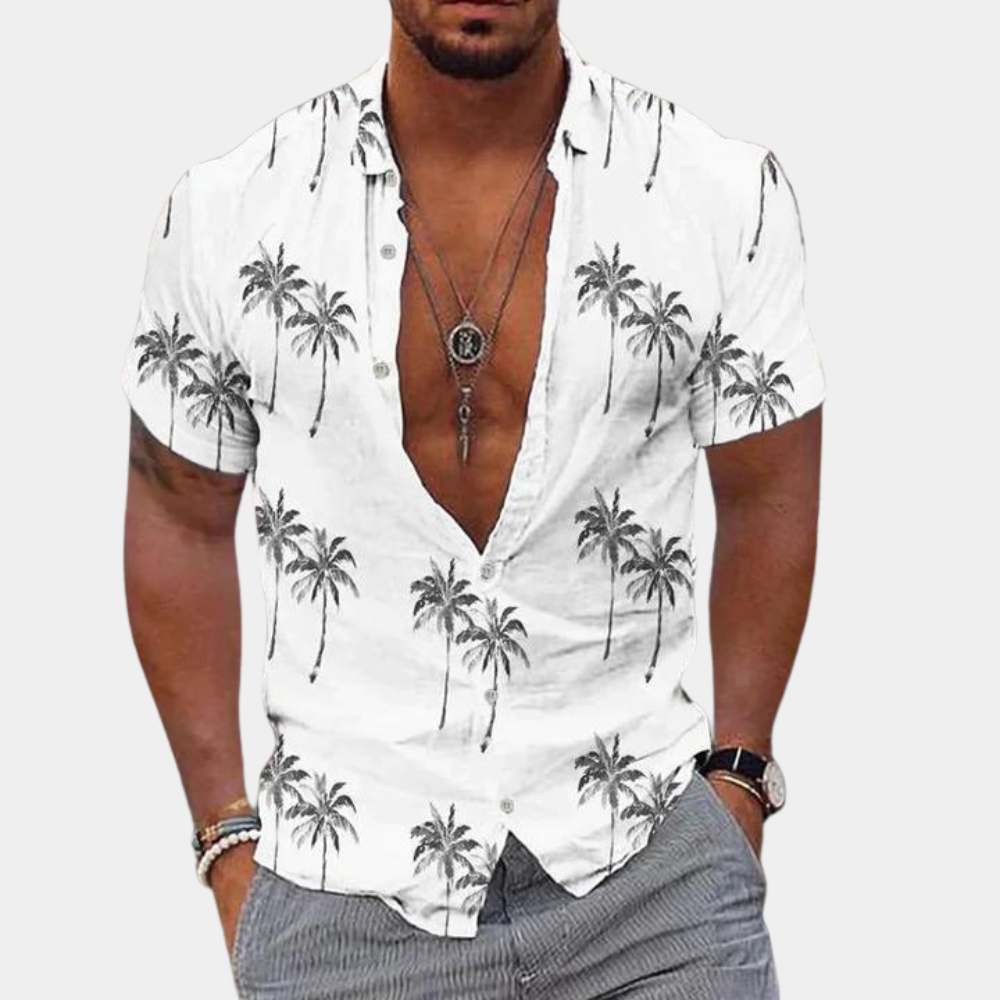 Hawaiihemd Herren Kurzarm Sommer