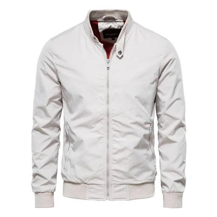 Männer Sommer Bomberjacke Modern Sportlich