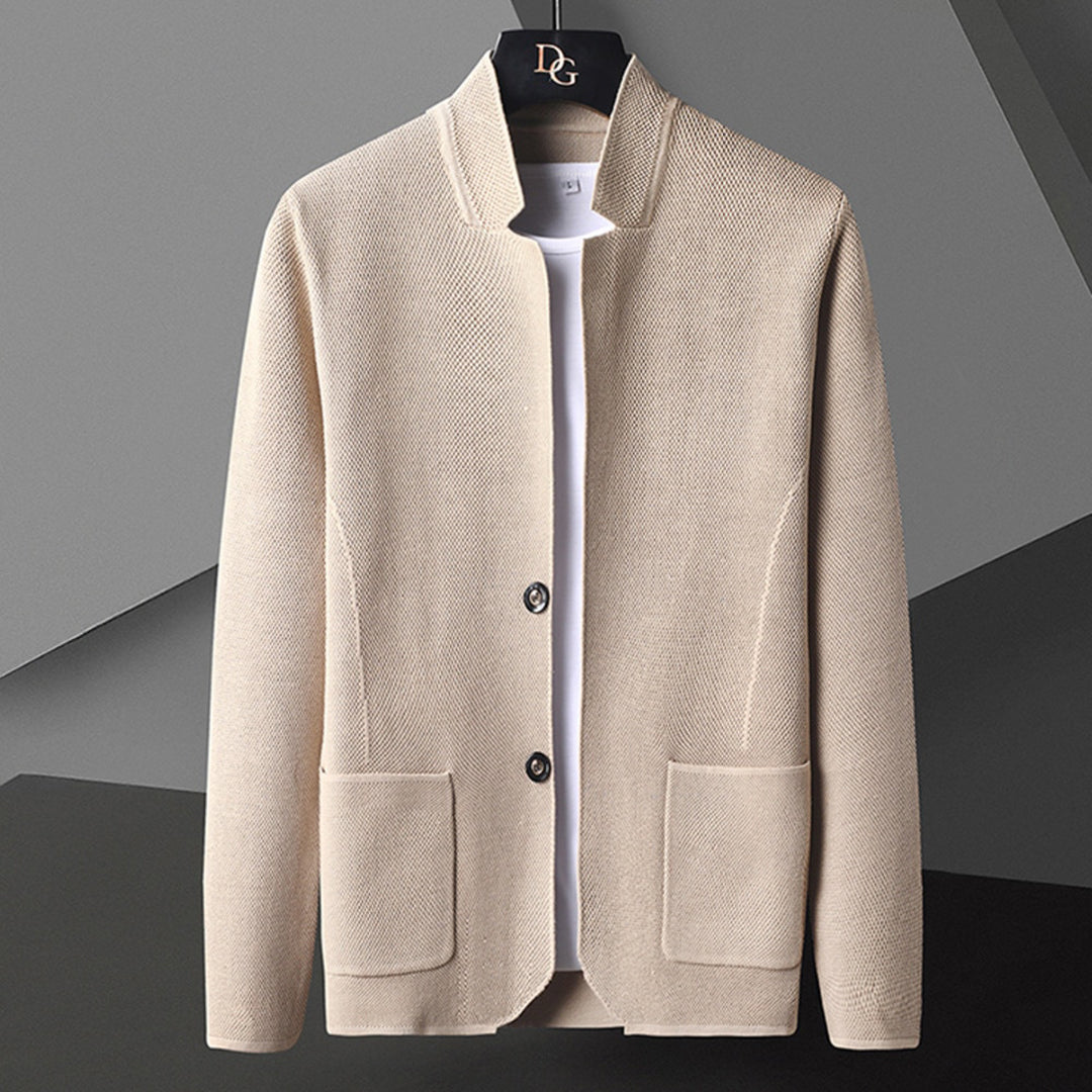 Herren Strickjacke Sommer Leicht Mit Knöpfen
