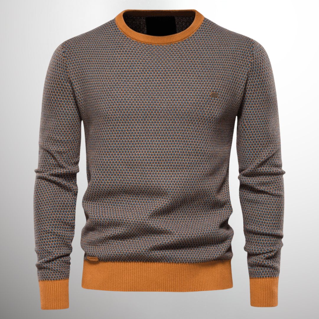 Herren Strickpullover Rundhals Casual Fit
