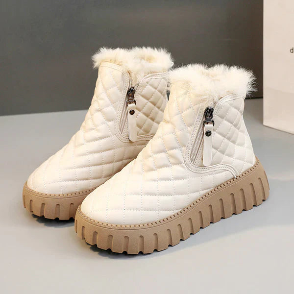 Damen Winterstiefel Fleece Warm Schnee